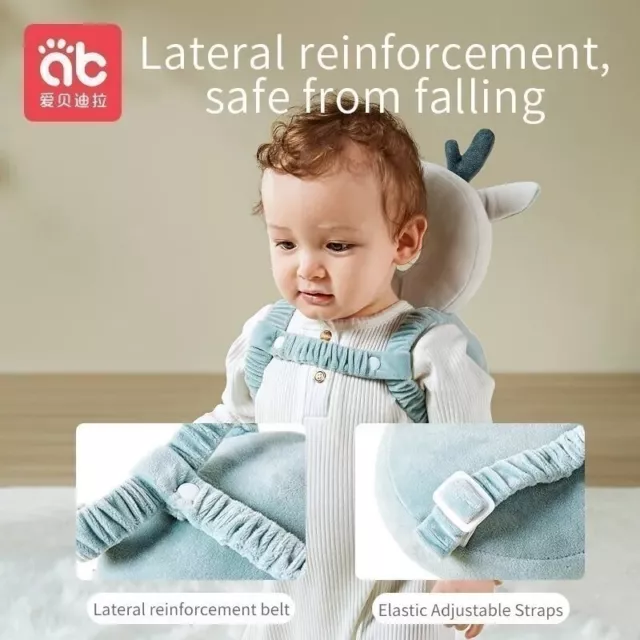 Premium AIBEDILA Baby Head Protection Cushion: Essential Newborn Care for Safety 3