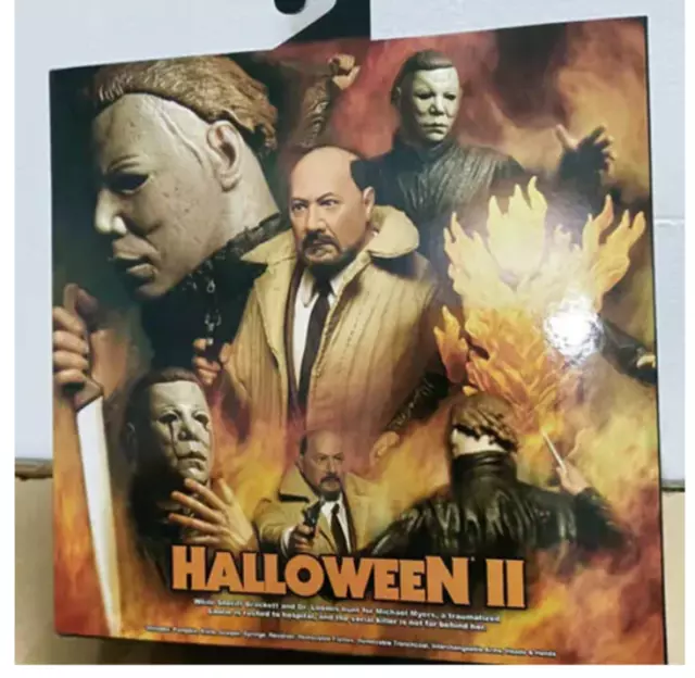 NECA Halloween 2 Michael Myers Dr. Loomis Ultimate 7" Action Figure Official MIB