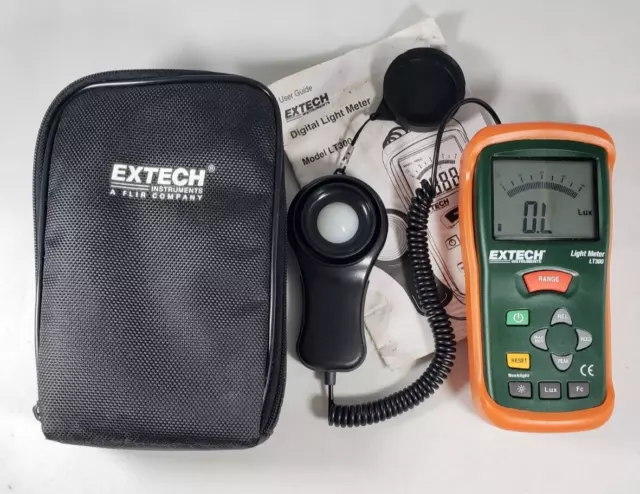 EXTECH LT300 Light Meter - 0 To 40K - Fc - 0 To 400K Lux