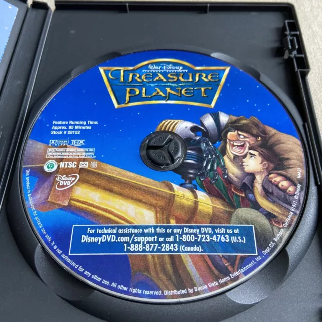 Treasure Planet (DVD, 2002) W Insert Walt Disney Animated Adventure Space Pirate 5