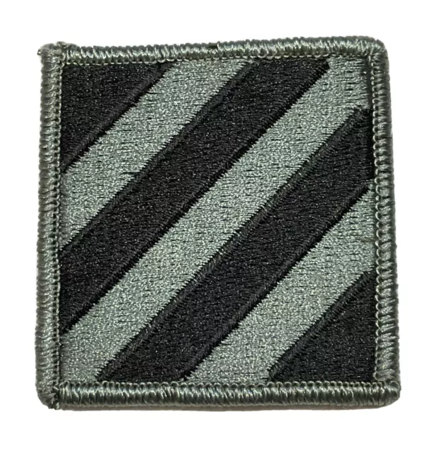 New U.S. Army 3rd Infantry Div ACU Hook & Loop On Back Shoulder Patch Insignia