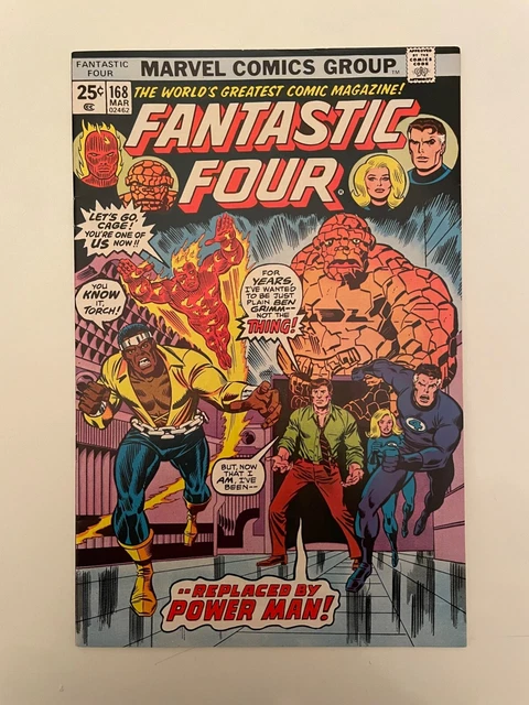 Marvel   Fantastic Four    -- Replaced By Power Man!    Mar   # 168