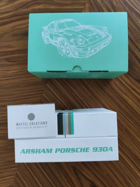 Hot Wheels x Daniel Arsham Porsche 930A Mattel Creations Exclusive