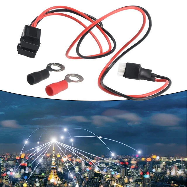 6 Pins DC Power-Cable 30Amp For Alinco DX-70T DX-70TH DX-77 For Icom IC-706 New