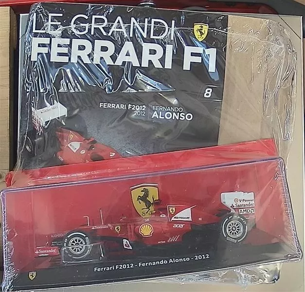 Fernando Alonso -ferrari F2012 2012 - Le Grandi Ferrari F1 N.8 Servo 1:24