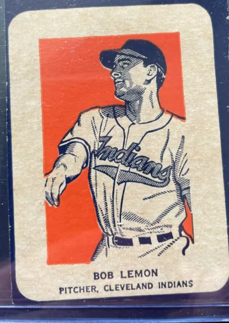 1952 Wheaties Set-Break Bob Lemon 