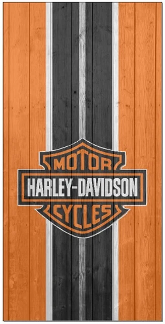 Harley Davidson cornhole board vinyl wraps