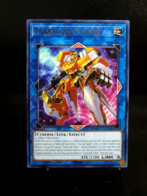 Yugioh! Transcode Talker - MAGO-EN136 - Rare - 1st Edition Near Mint, English