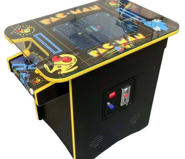 COIN OPERATED ARCADE Machine Cocktail Table 60 Retro Games Pac Man