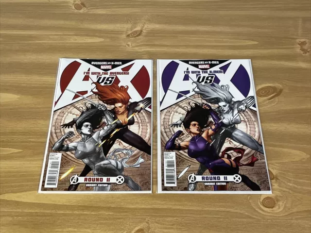 Marvel Comics Avengers Vs Xmen Round Ii Variant Cover