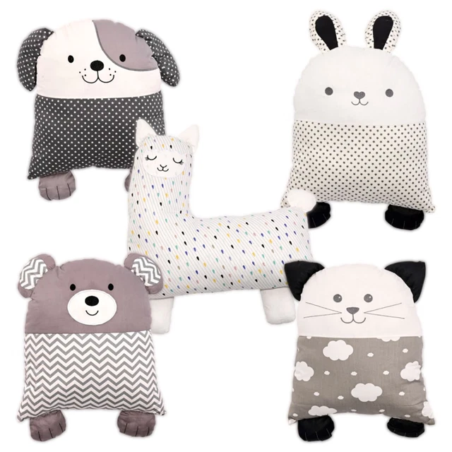 Juego de cojines decorativos para niños Lorelli 5 piezas, tamaño cojín 30 x 25 cm, cintas de velcro