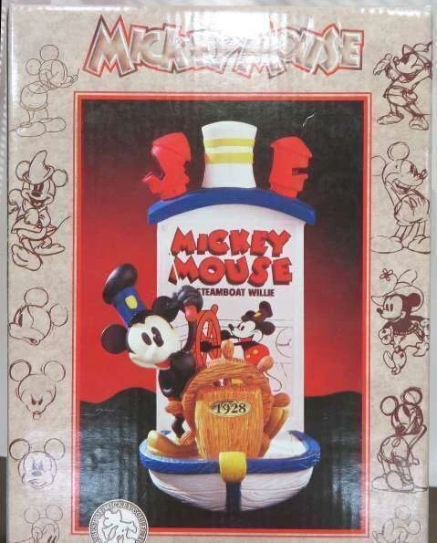 ENESCO Mickey Mouse Dampfboot Willie 1928 limitiert mit Box / geöffnet aus JAPAN