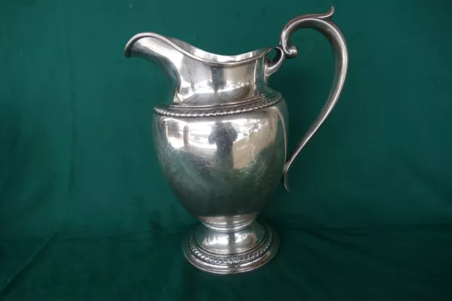 Vintage Gorham Sterling Silver water pitcher 4 1/4 pint # 611 Birmingham 28 oz