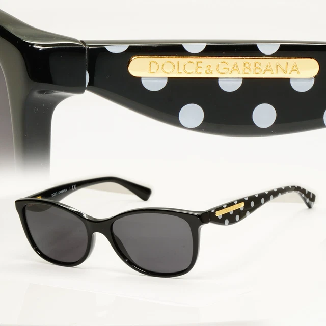 DOLCE GABBANA Sunglasses Gold Leaf Black Square DG 3174 2744