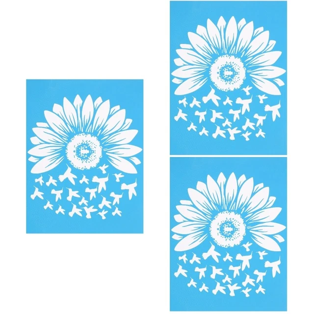 3 blätter Handwerk Dekorative Tragbare Seide Mesh Transfer Für Druck Handwerk