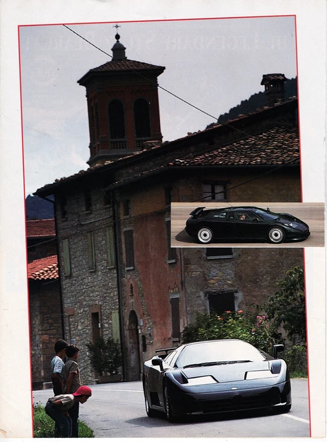 1994 Bugatti EB 110, Lengthy ROAD TEST From Popular USA Car Magazine