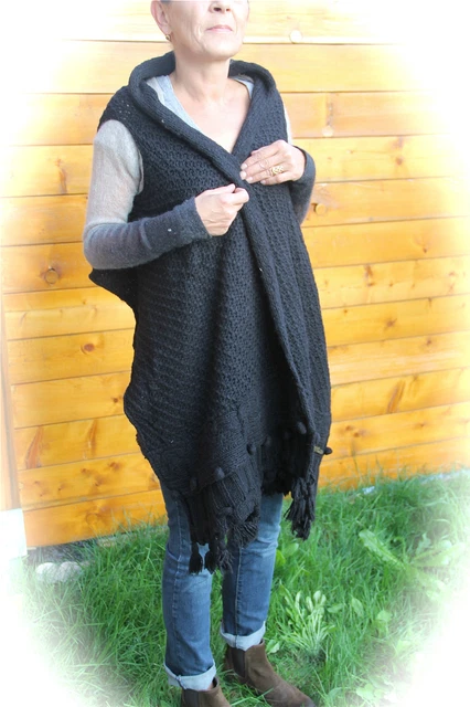 Gilet Veste Cape Bi-matière Alain Weiz Taille 52 - Neuf Avec étiquette (valeur 160€)