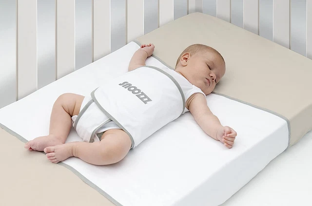 Snoozzz cale bebe reducteur cosy 0-9 Mois (Lot de 1), Blanc / Gris