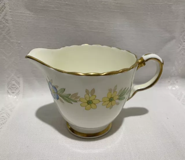 Vintage Delphine Bone China Milk Jug Creamer England 170ml