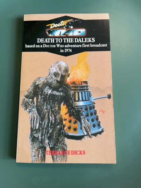 Doctor Who Death to the Daleks Target Blue Spine 1991 Terrance Dicks Book