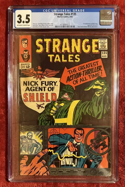 Strange Tales #135 (1965) CGC 3.5 - 1st Nick Fury, Agent of SHIELD + 1st Hydra