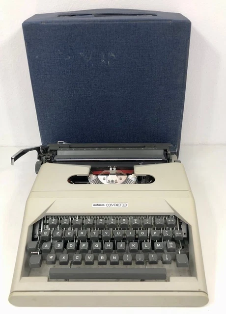 Máquina De Escribir Antares Compact 23 +Funda