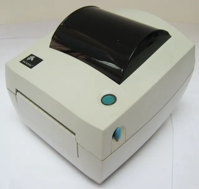 USED Zebra GC420D Thermal Printer Parallel Serial USB Power Adapter included
