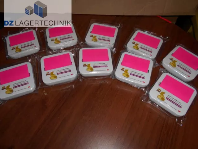 10x Post-it Super Sticky Z-Notes Spender Notizzettel Haftnotiz Box Pink Bangkok