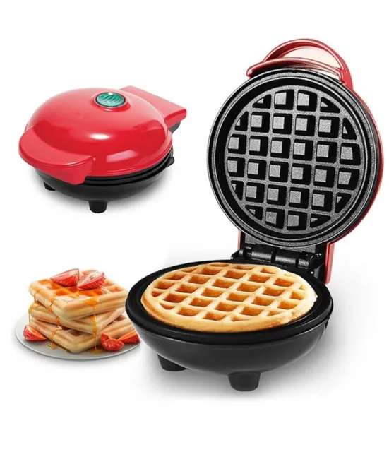 Electric Waffle Maker Mold for Ice Cream Cones Egg Roll Baking Machine Portable