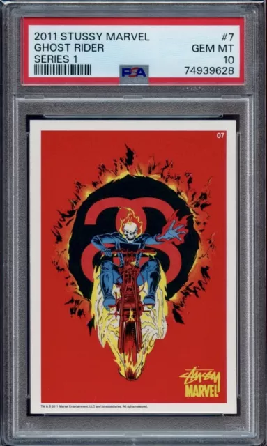 2011 Stussy Marvel Series 1 #7 Ghost Rider PSA 10 🔥RARE🔥