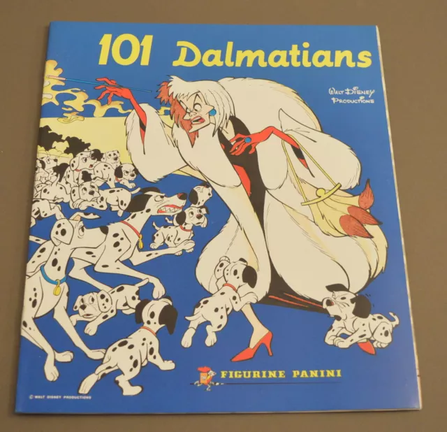 1988 Panini 101 Dalmatians Empty Album