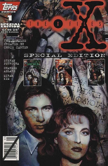 The X-Files #1 Near Mint 1995 Special Edition Topps Comics Reprints Issues 1,2,3