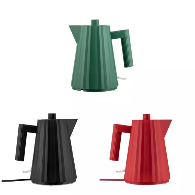 Alessi Plissé Wasserkocher MDL06/1UK (schwarz rot und grün verfügbar) 100 cl