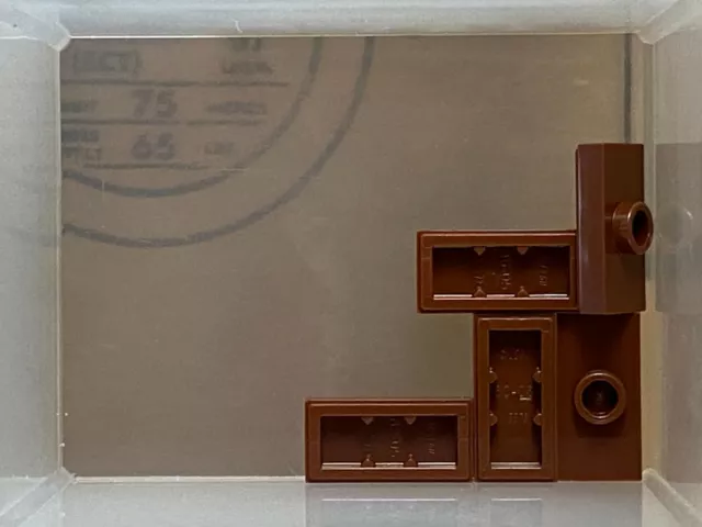 LEGO Parts - Reddish Brown Plate 1 x 2 w 1 Stud (Jumper) - No 15573 - QTY 5