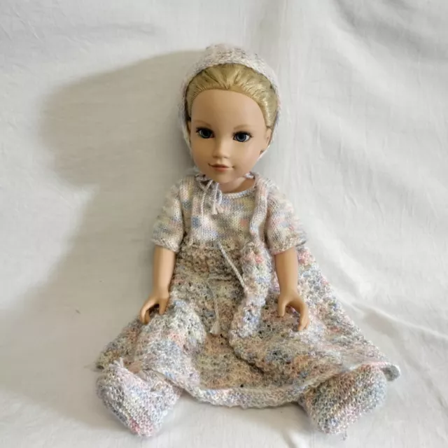 Journey Girl Doll 18" w/Custom Hand Knitted Night Gown Geoffey 2012