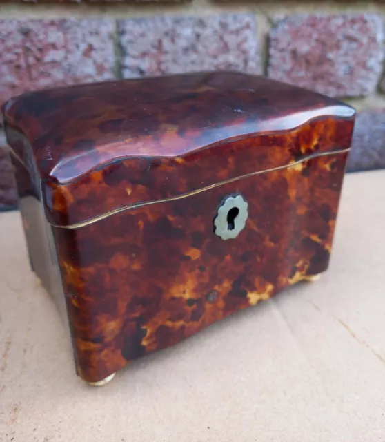 Vintage antique tea caddy box