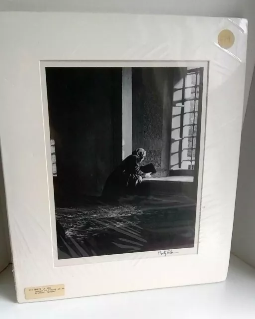 Marty Lavor Signed Photograph "Women In Prayer At an Istanbul Mosque"