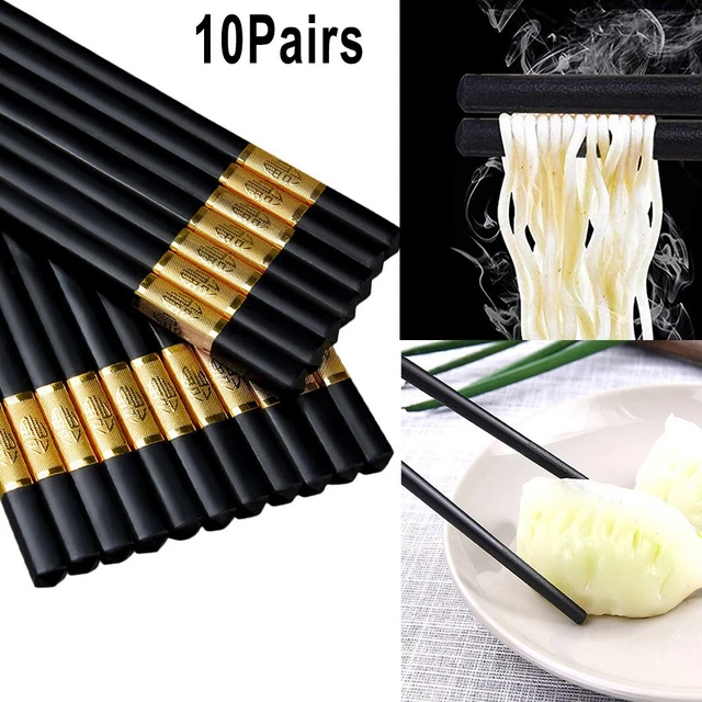 Adaptador de palillos cocina 10 pares montaje antideslizante repuesto fibra de vidrio