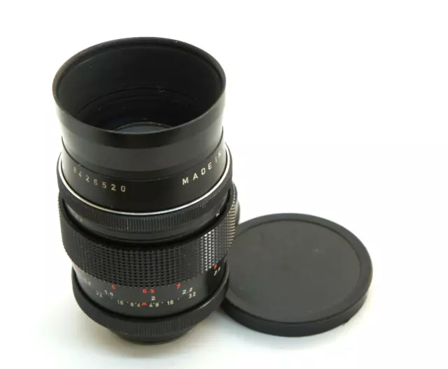 ¡Lente alemana Pentacon 2,8/135 15 hojas! Montaje M42 igual que Meyer Orestor