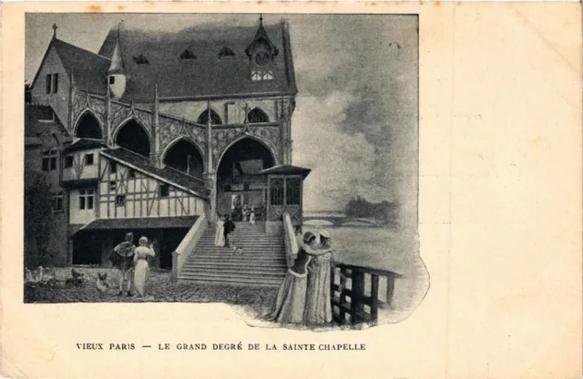 CPA PARIS EXPO 1900 - Le Vieux Paris Grand degré de la Ste Chapelle (307298)