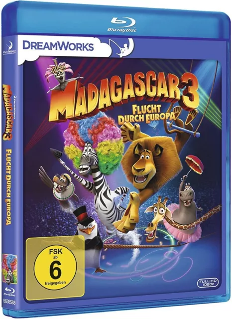 Blu-ray MADAGASCAR 3: Flucht durch Europa  # DreamWorks # TOP! ++NEU