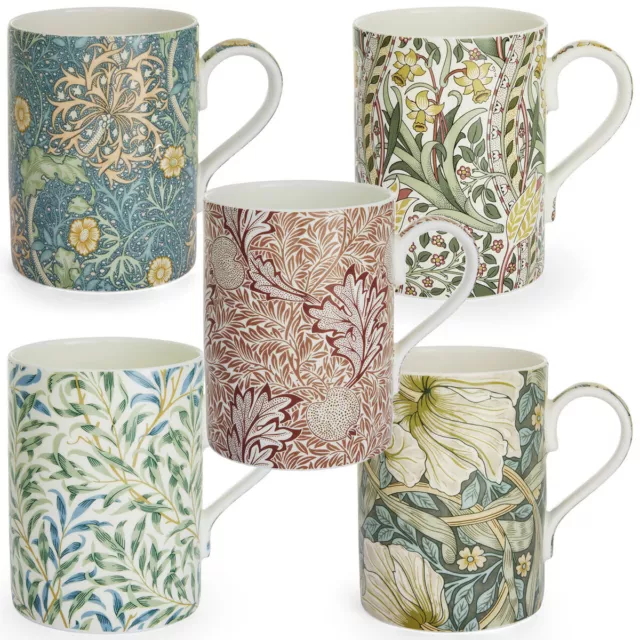 William Morris Mug Spode Morris & Co Arts and Crafts Print Bone China Coffee Cup