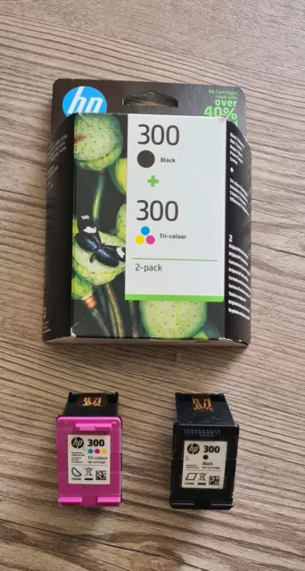 HP 300 2er Pack Aufgefüllt Druckerpatronen  1x Schwarz/Cyan/Gelb/Magenta