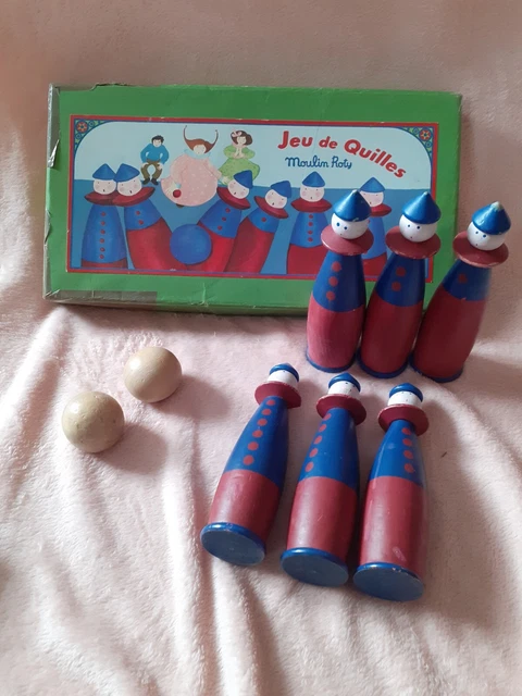 Set Épicerie En Bois MOULIN ROTY - Cassette Avec Aliments Jouet - Neuf - Réf. 632439