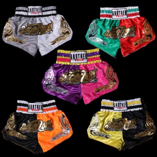 Anotherboxer KidsAdult Unisex Muay Thai Shorts Boxing Pants Breathable Sporty