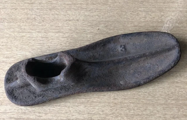 Antique Vintage Cast Iron Size 3 Cobbler's Shoe Last / Form Late 19th Early 20th