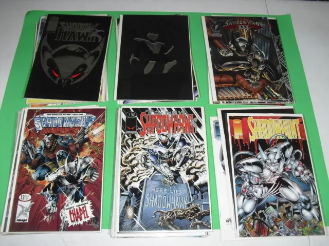 Lot 28 Shadowhawk vol I II III 1-4 1-3 + 12-18 Monster Within complete set Image