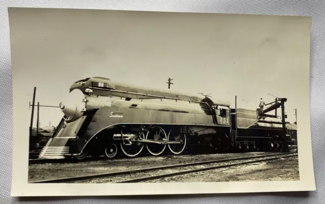 Vintage Photograph 1900’s Locomotive Train 651 Sunbeam Southern Pacific Lines