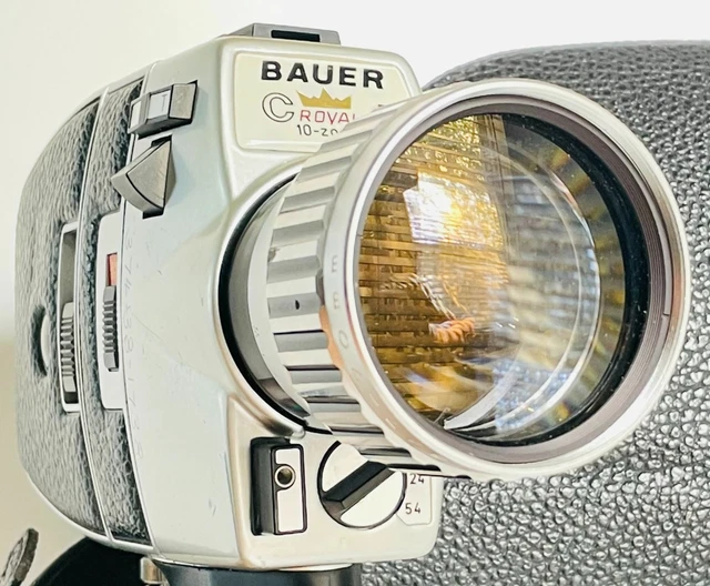 BAUER C10 ZOOM Royal super 8 camera Film Tested / Working EUR 226,79