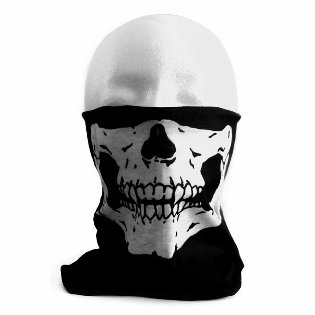 Skull Bandana Totenkopf Ghost Biker Motorrad Maske Schlauch Sturmhaube Bone